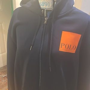 Polo Ralph Lauren logo print hoodie